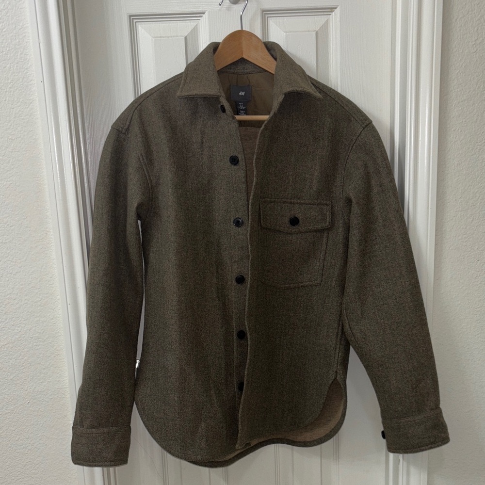 H&M Brown Shirt Jacket
